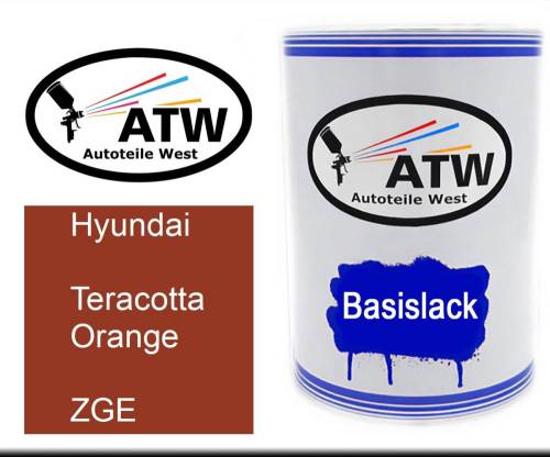 Hyundai, Teracotta Orange, ZGE: 500ml Lackdose, von ATW Autoteile West.